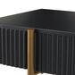 Maple and Jade Console Table in Black and Gold, , large
