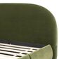 Jennifer Taylor Home Archie Puffy Grounded Queen Upholstered Platform Bed in Olive Green, , large