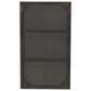 Maple and Jade 32" x 18" Wood Rectangular Wall Mirror with Thin Frame in Black, , large