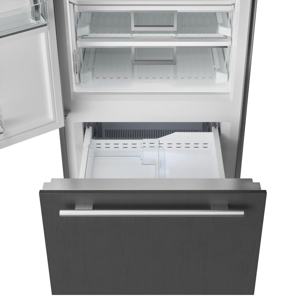 Sub Zero 17 Cu. Ft. Classic Left Hinge Bottom Freezer Refrigerator in Panel Ready, , large