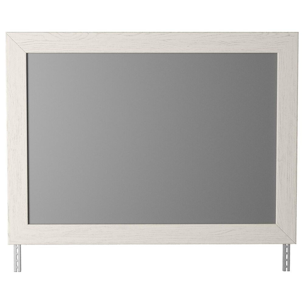 Ashley Stelsie 6 Drawer Dresser and Mirror in White, , large