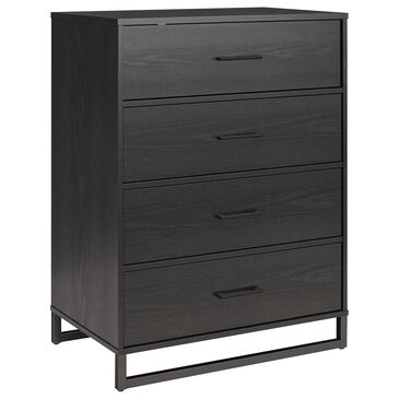DHP Monterey 4-Drawer Chest in Black Oak, , large