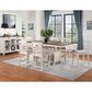 Steve Silver Hyland Counter Table with 20" Leaf in Milk and Honey - Table Only, , large