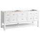 James Martin Vanities Breckenridge 72" Double Bathroom Vanity in Bright White with 3 cm Lime Delight Quartz Top and Rectangular Sinks, , large