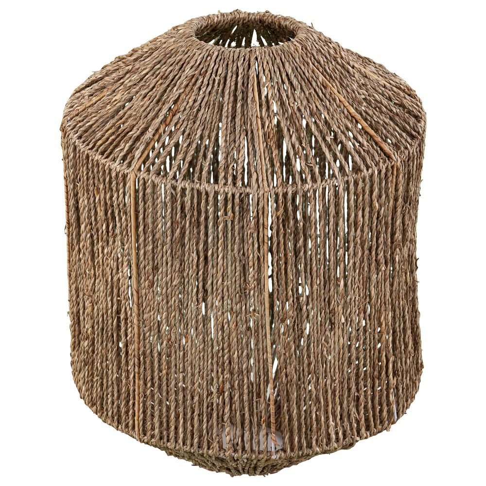 Southern Enterprises Loret Seagrass Pendant Shade in Natural/Woven Seagrass, , large