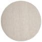 Safavieh Natura 6" Round Ivory and Silver Area Rug, , large