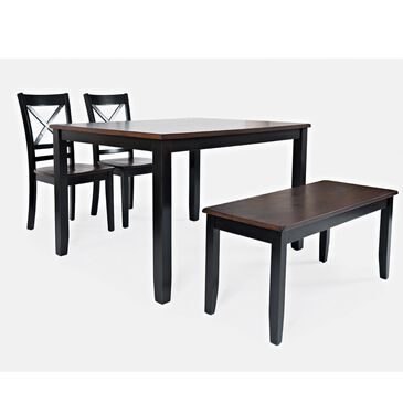 Waltham Ashbury Park 4-Piece Dining Set in Autumn and Black, , large