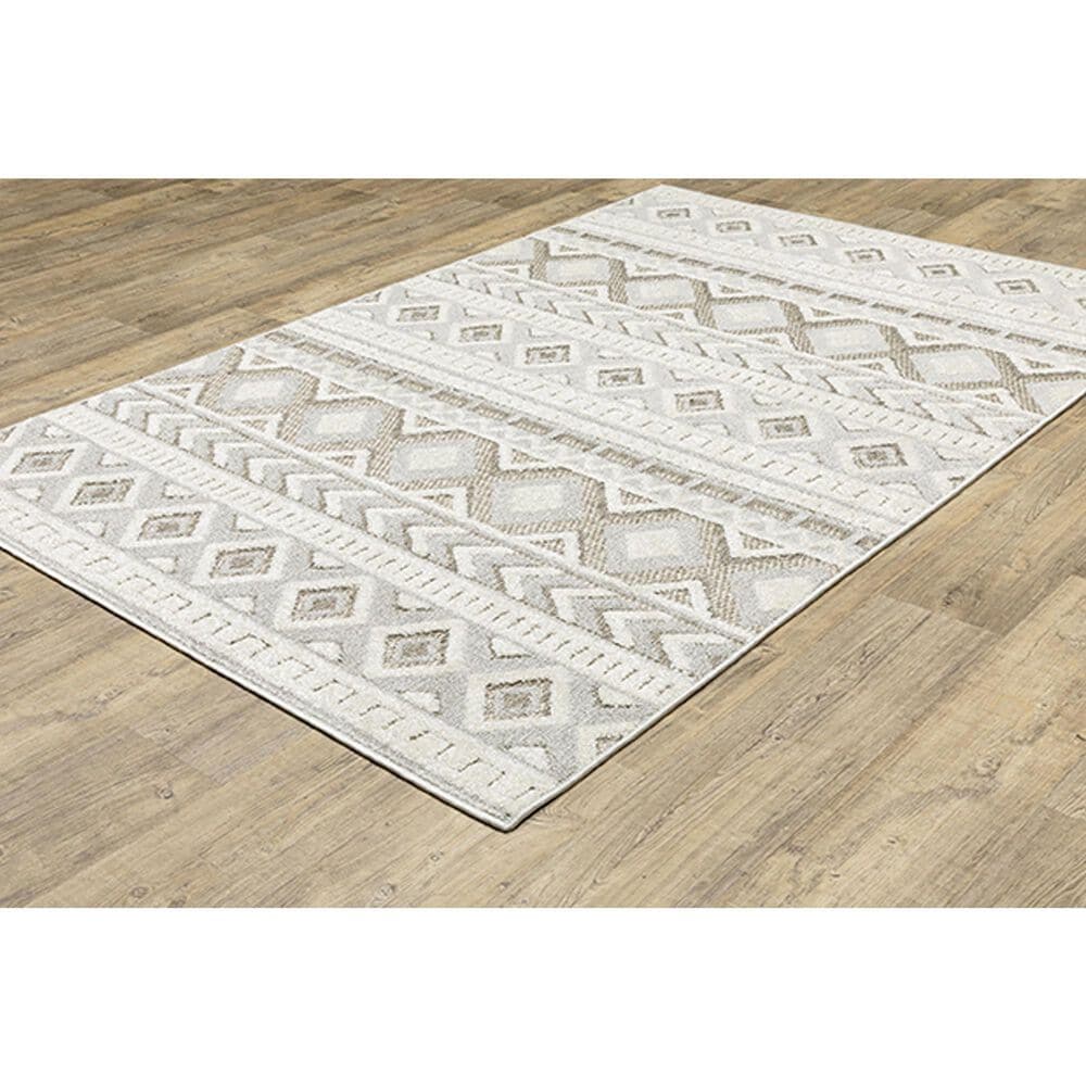 Oriental Weavers Tangier TAN06 5&#39;3&quot; x 7&#39;6&quot; Grey Area Rug, , large