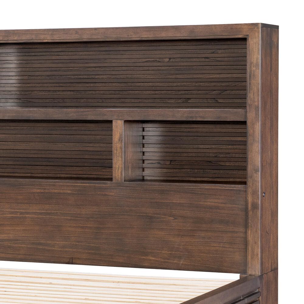 Legacy Classic Architect Queen Double Storage Bed in Onyx Brown, , large