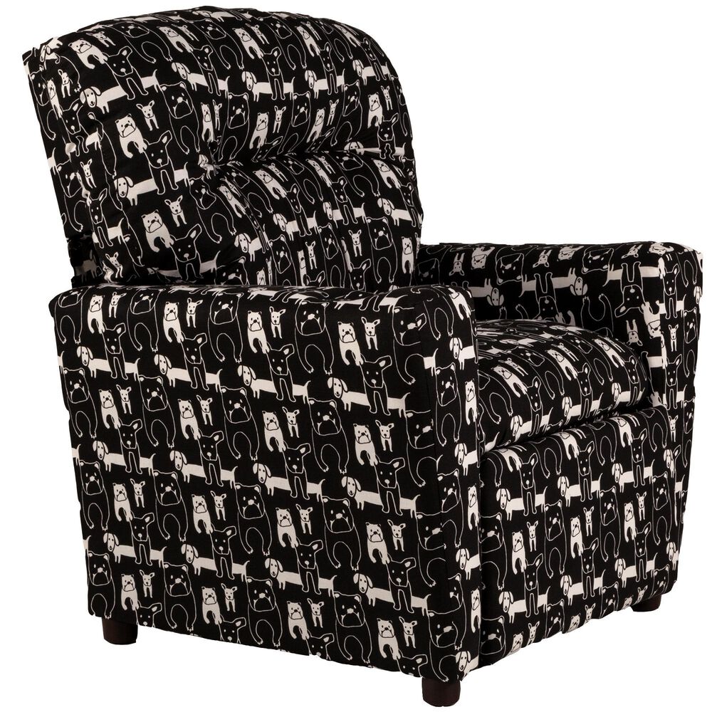 Brazil Tween Recliner in Black, , large