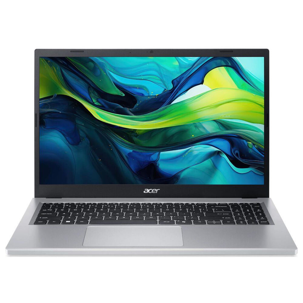 Acer Aspire Go 15 15.6" Touchscreen Laptop | AMD Ryzen 3 7320U - 8GB RAM - AMD Radeon Graphics - 256GB SSD in Silver, , large