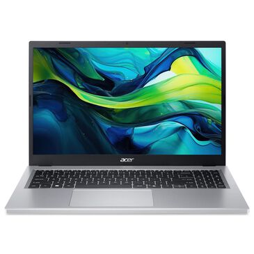 Acer Aspire Go 15 15.6" Touchscreen Laptop | AMD Ryzen 3 7320U - 8GB RAM - AMD Radeon Graphics - 256GB SSD in Silver, , large