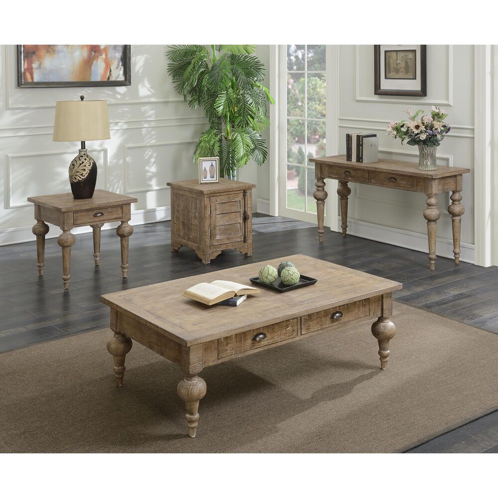 Golden Wave Furniture Interlude Chairside Table in Sandstone, , large