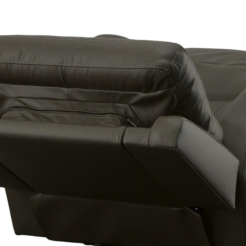 Flexsteel Jarvis Power Recliner with Headrest in Mica, , large