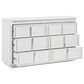 Millenium Chalanna 6-Drawer Dresser and Mirror in White, , large
