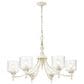 Golden Lighting Keating 6-Light Chandelier in Antique Ivory, , large