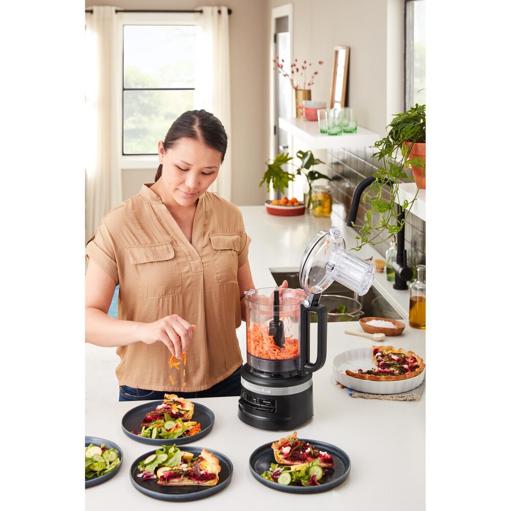 KitchenAid 9 Cup Food Processor in Black Matte, , large