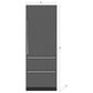 Sub Zero 15.6 Cu. Ft. Designer Right Hinge Over and Under Refrigerator-Freezer in Panel Ready, , large