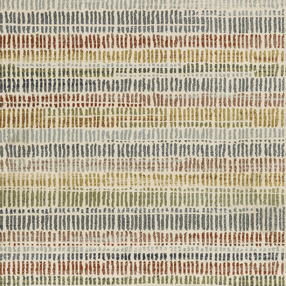 Oriental Weavers Branson Geometric 1&#39;10&quot; x 7&#39;3&quot; Ivory and Multicolor Runner, , large