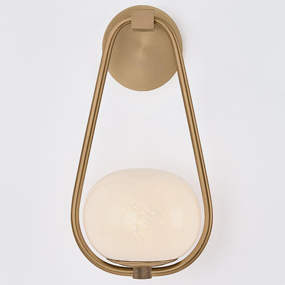 Troy Lighting Decker 1-Light Wall Sconce in Patina Brass, , large