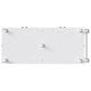 HOMLUX 75" Kitchen Island with Extendable Dining Table in White, , large