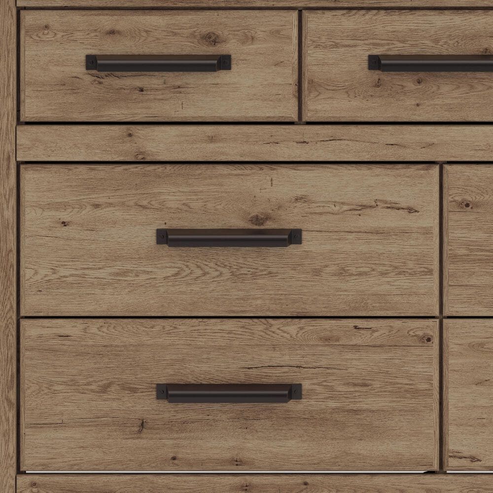 Ashley Oliandon 7-Drawer Dresser Only in Natural Rustic, , large