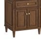 James Martin Vanities Lorelai 72" Double Bathroom Vanity in Mid-Century Walnut with 3 cm Eternal Jasmine Pearl Silestone Top, Rectangular Sinks and FreePower Wireless Charger, , large