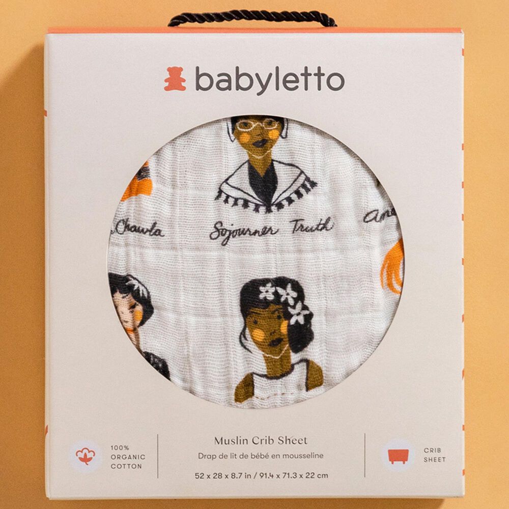 Babyletto Crib Sheet in Women In History, , large