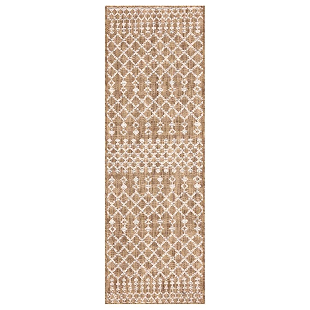 Nourison Positano Southwestern Jute 2" x 6" Indoor/Outdoor Runner, , large