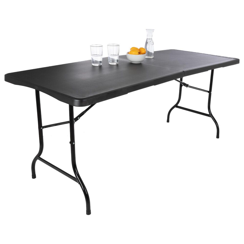 Timberlake 6-Foot Folding Table in Black - Table Only, , large