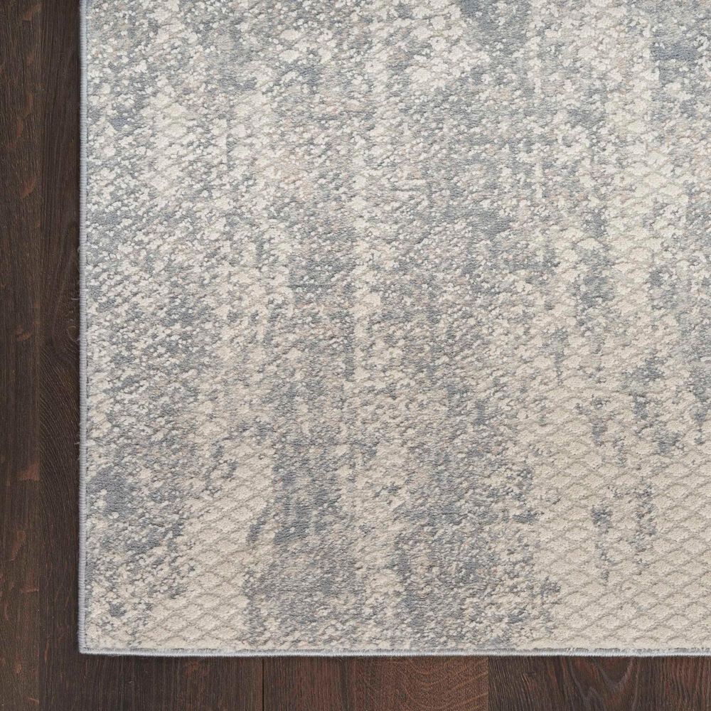 Nourison Exhale 2&#39;2&quot; x 7&#39;6&quot; Light Grey Runner, , large