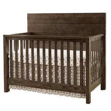 Eastern Shore Dovetail 4-in-1 Convertible Crib in Graphite, , large
