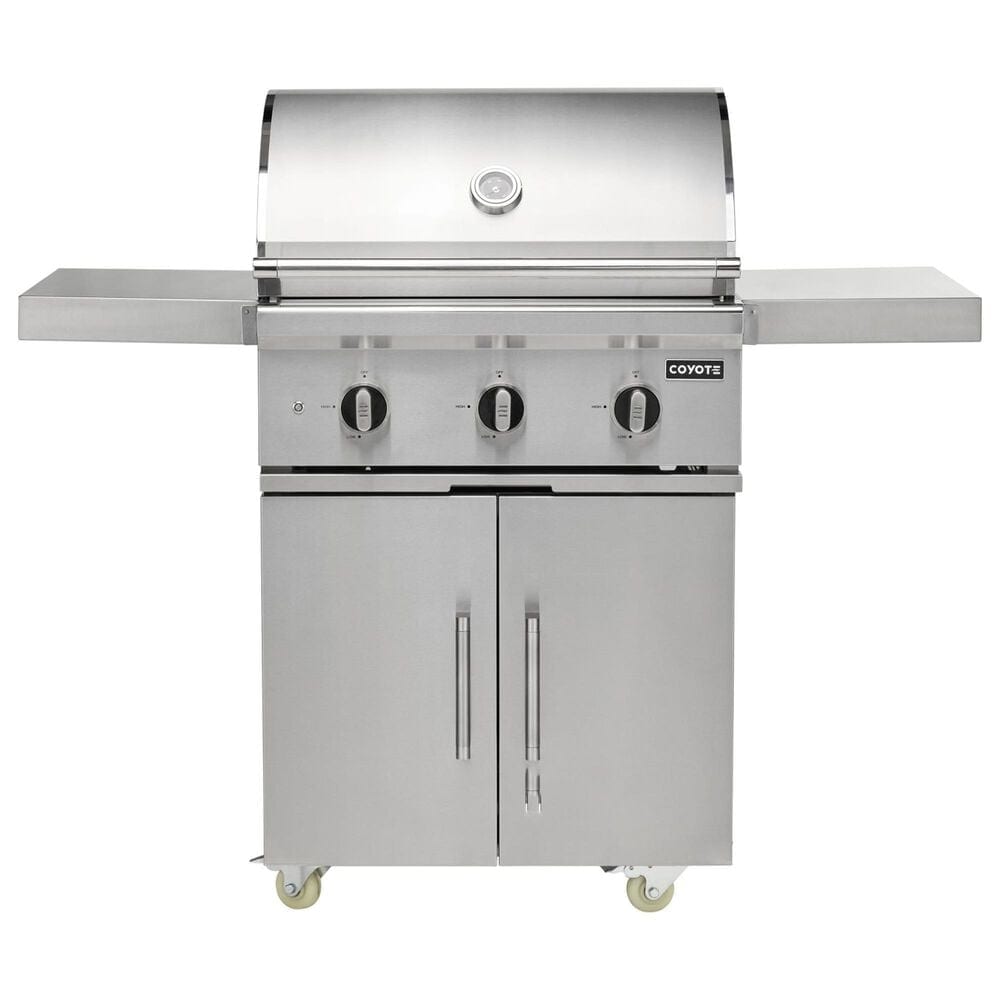Coyote Outdoor Grill Cart for 30&quot; C or SL-Series Grill in Stainless Steel, , large