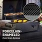 Tytus Emberwood Grill and Prep Cart with Charcoal Tabletop Grill in Gunmetal Gray, , large