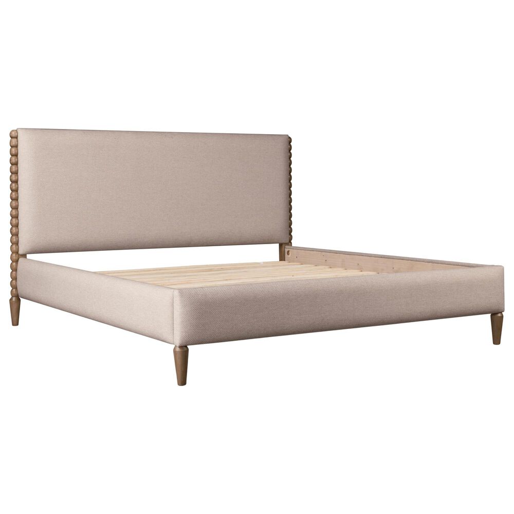 Urban Home Langley King Upholstered Panel Bed with Two Nightstands in Autumn Forest, , large