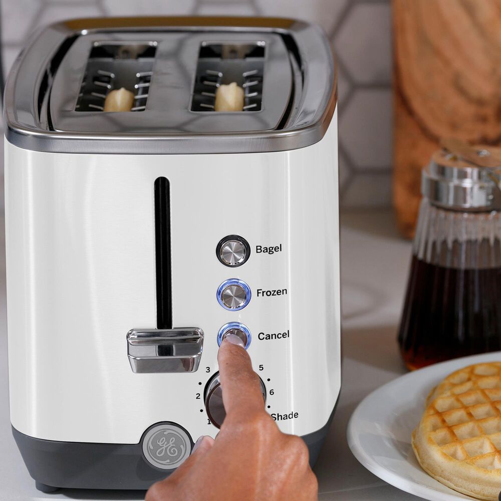 GE Appliances 2-Slice Toaster in White, , large
