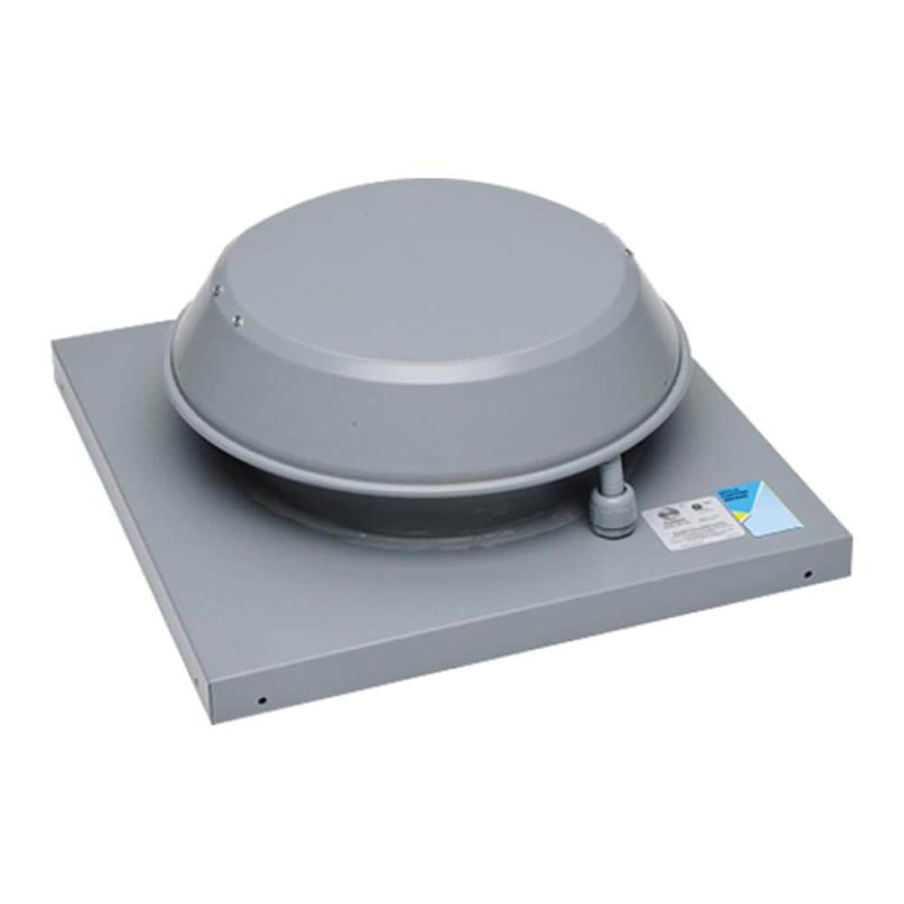 Fantech 1009 CFM Roof Mount Curb 10" Centrifugal Duct Fan, , large
