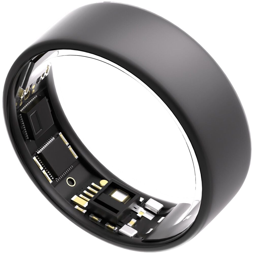 Ultrahuman Size 6 Activity Tracker Ring Air in Matte Grey, , large