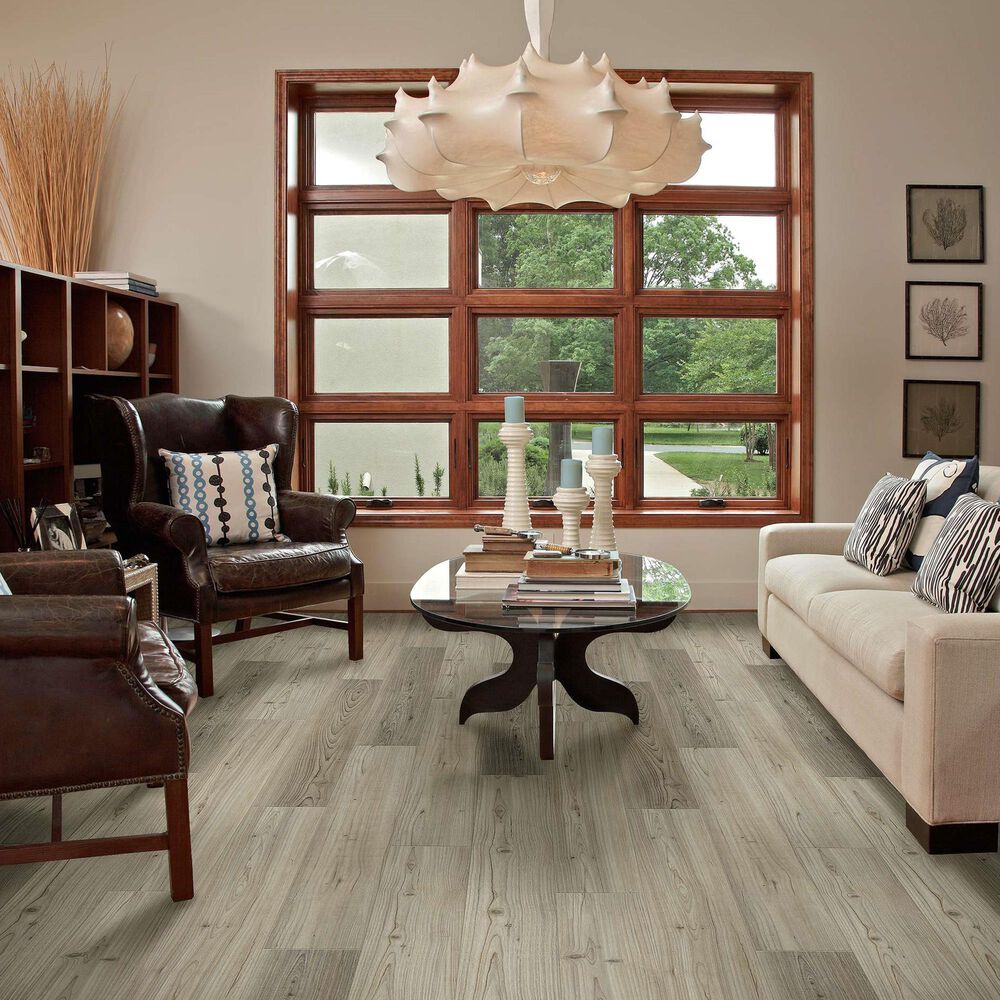Shaw Distinction Plus Light Pine 7&quot; x 48&quot; Vinyl Plank, , large