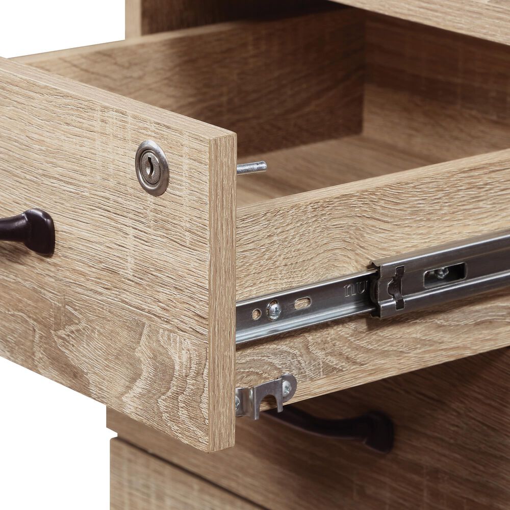 Valor Living Ace 3-Drawer Mobile File in River Oak, , large