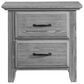 Oxford Baby Willowbrook 2 Drawer Nightstand in Graphite Gray, , large