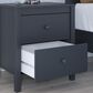 Ashley Simmenfort 2-Drawer Nightstand in Navy Blue, , large
