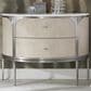 Hooker Furniture Modern Mood 2-Drawer Nightstand in Diamond, Pewter, White and Gray, , large