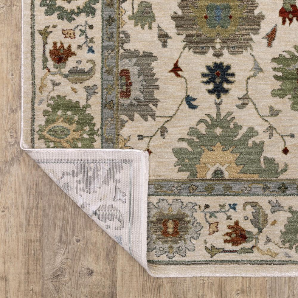 Oriental Weavers Eliana Ivory and Multicolor 9&#39;10&quot; x 12&#39;10&quot; Area Rug, , large