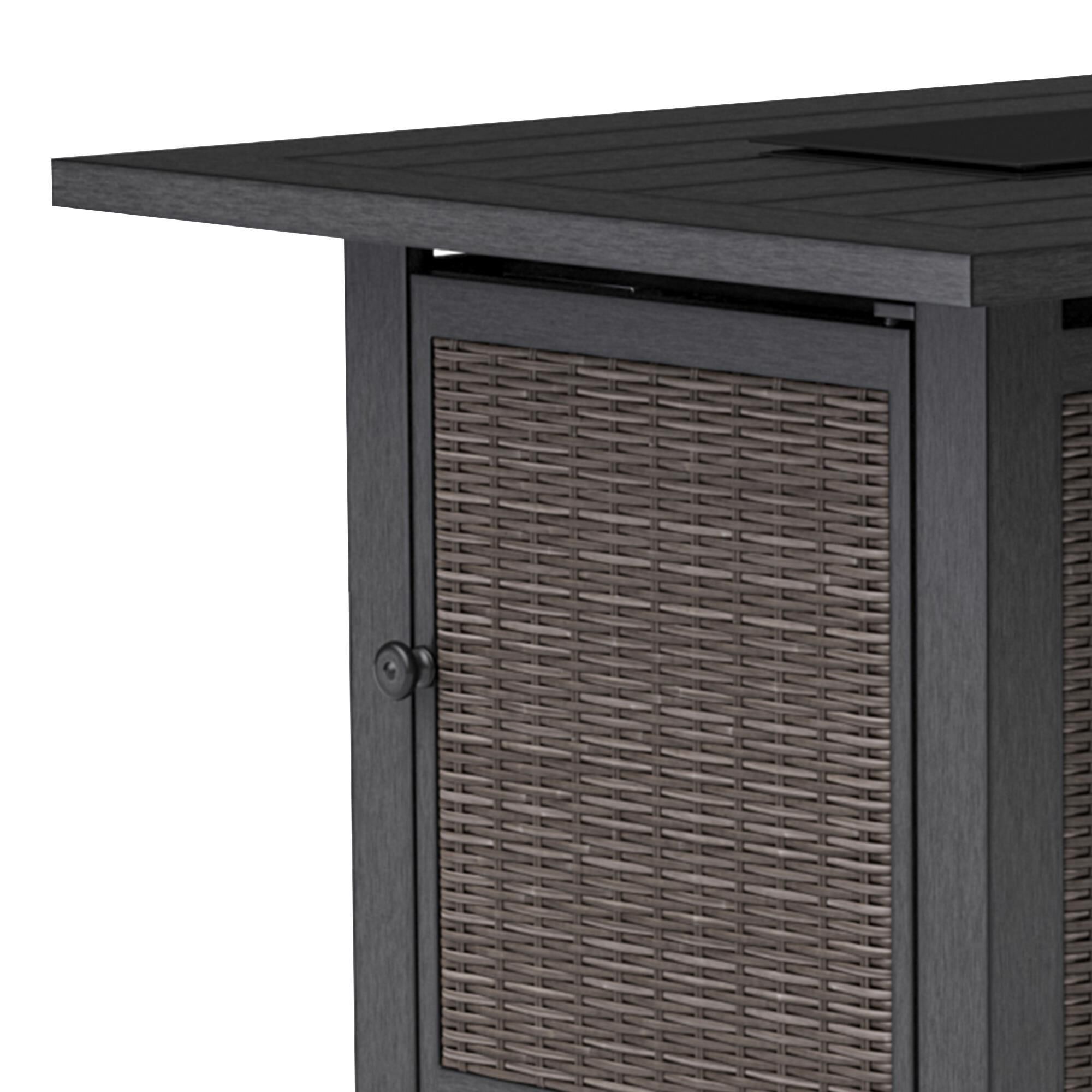 Agio Dover 5-Piece Fire Chat Set in Stone