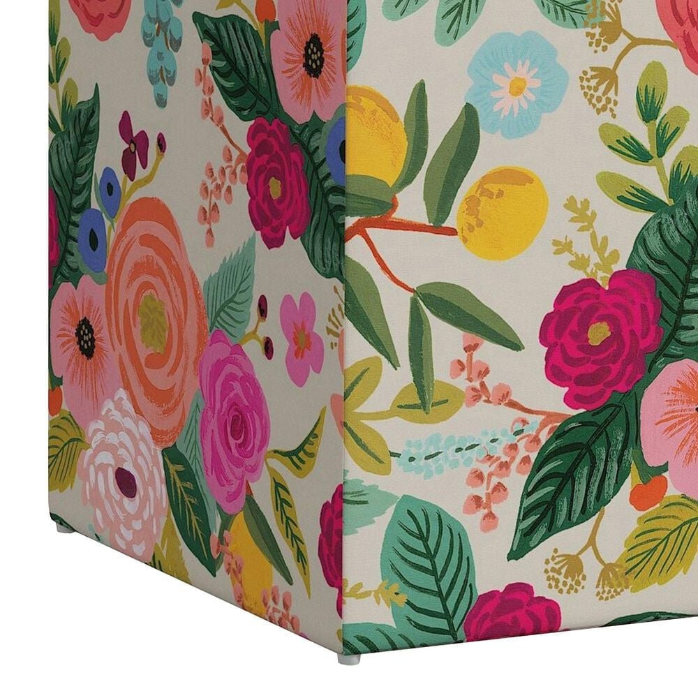 Rifle Paper Co Crafted by Cloth &amp; Company Willie Storage Bench in Garden Party, , large