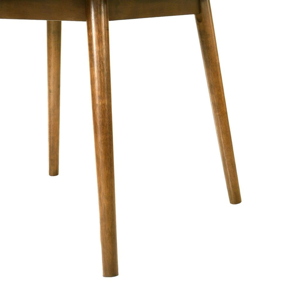 Armen Living Bennet Dining Table in Warm Walnut - Table Only, , large