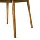 Armen Living Bennet Dining Table in Warm Walnut - Table Only, , large