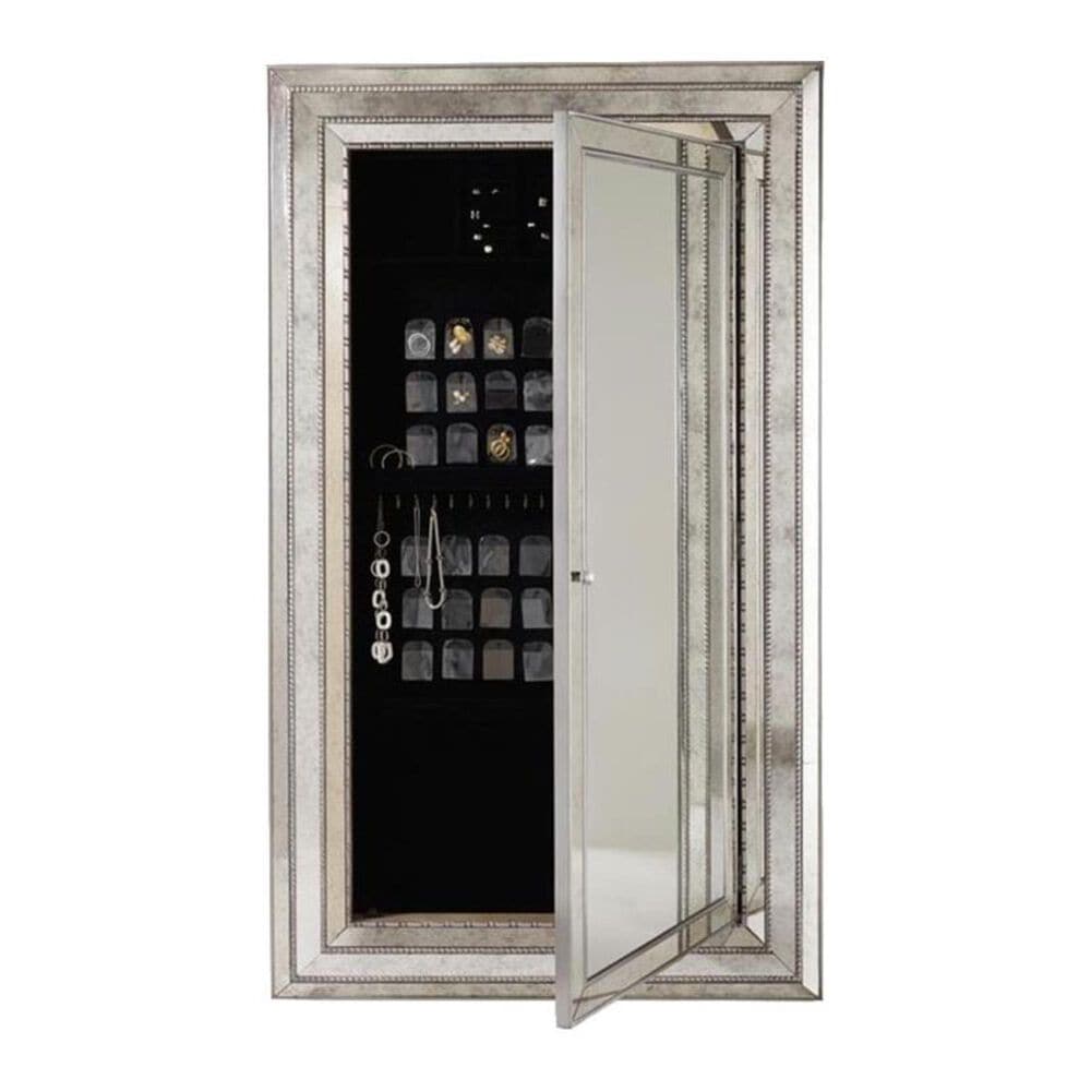 Hooker Furniture Melange Glamour Floor Mirror with Jewelry Storage, , large