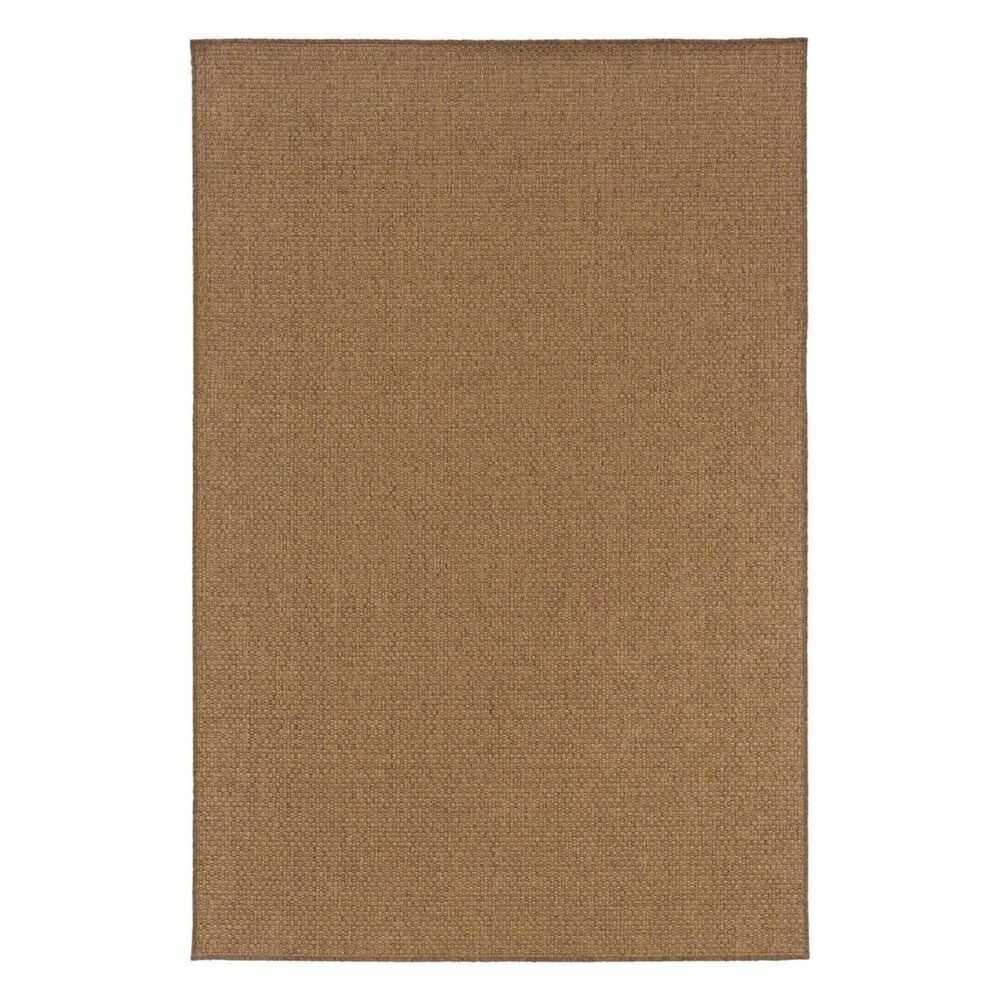 Oriental Weavers Karavia 2160N 2"5" x 4"5" Tan Outdoor Rug, , large